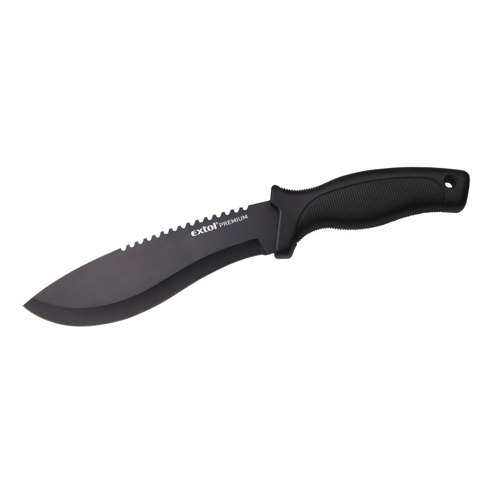 EXTOL PREMIUM 8855304 Nůž lovecký, nerez, rukojeť plastová, 29cm, nylon. pouzdro