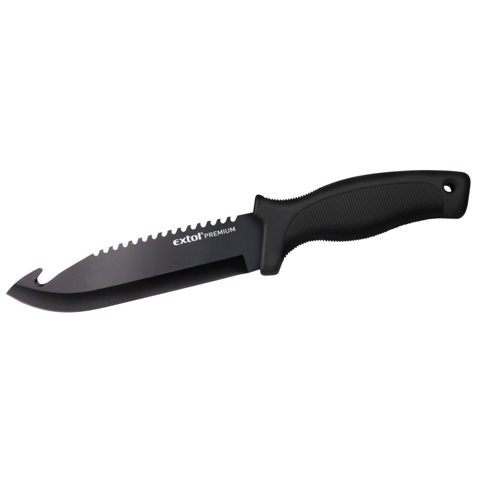 EXTOL PREMIUM 8855302 Nůž lovecký, nerez, rukojeť plastová, 27cm, nylon. pouzdro