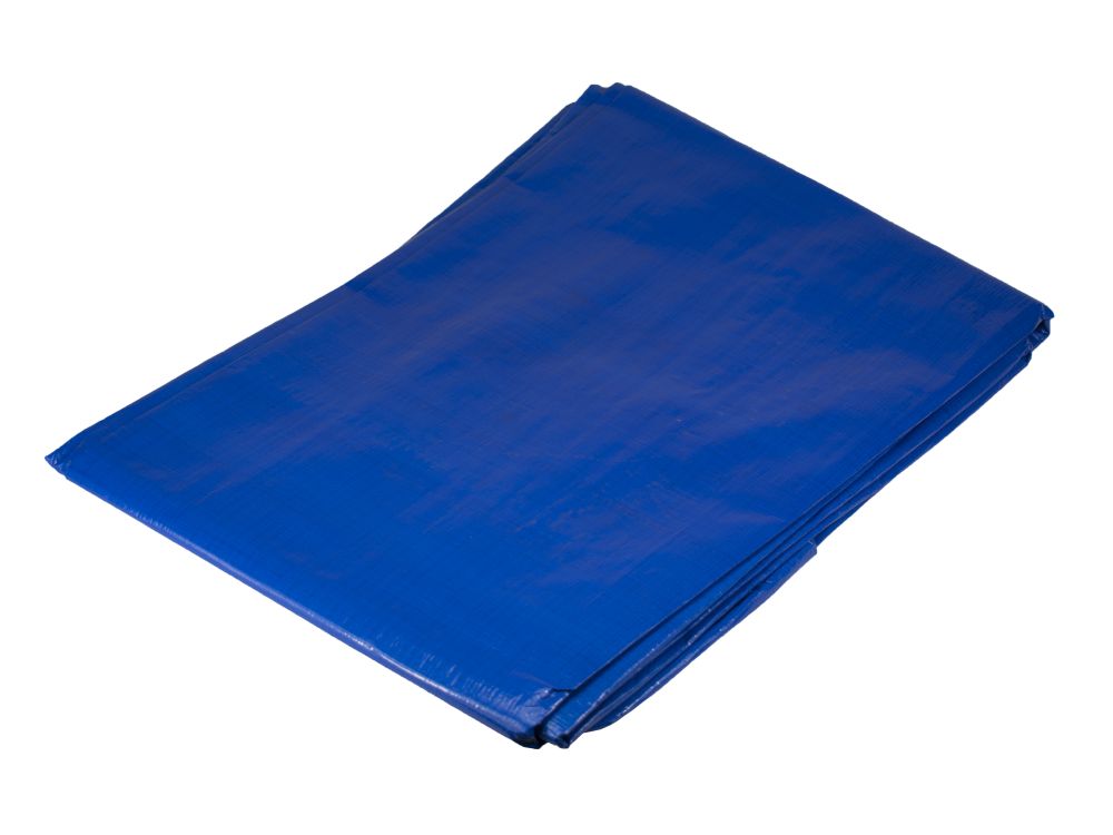LEVIOR 25215 Plachta zakrývací PE s oky PROFI, 3 x 5m, 140g/m, modrá