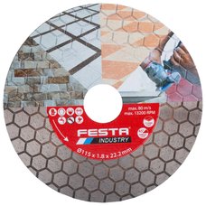 Kotou diamantov ezn, 115x1,8mm, 22,2mm, FESTA INDUSTRY